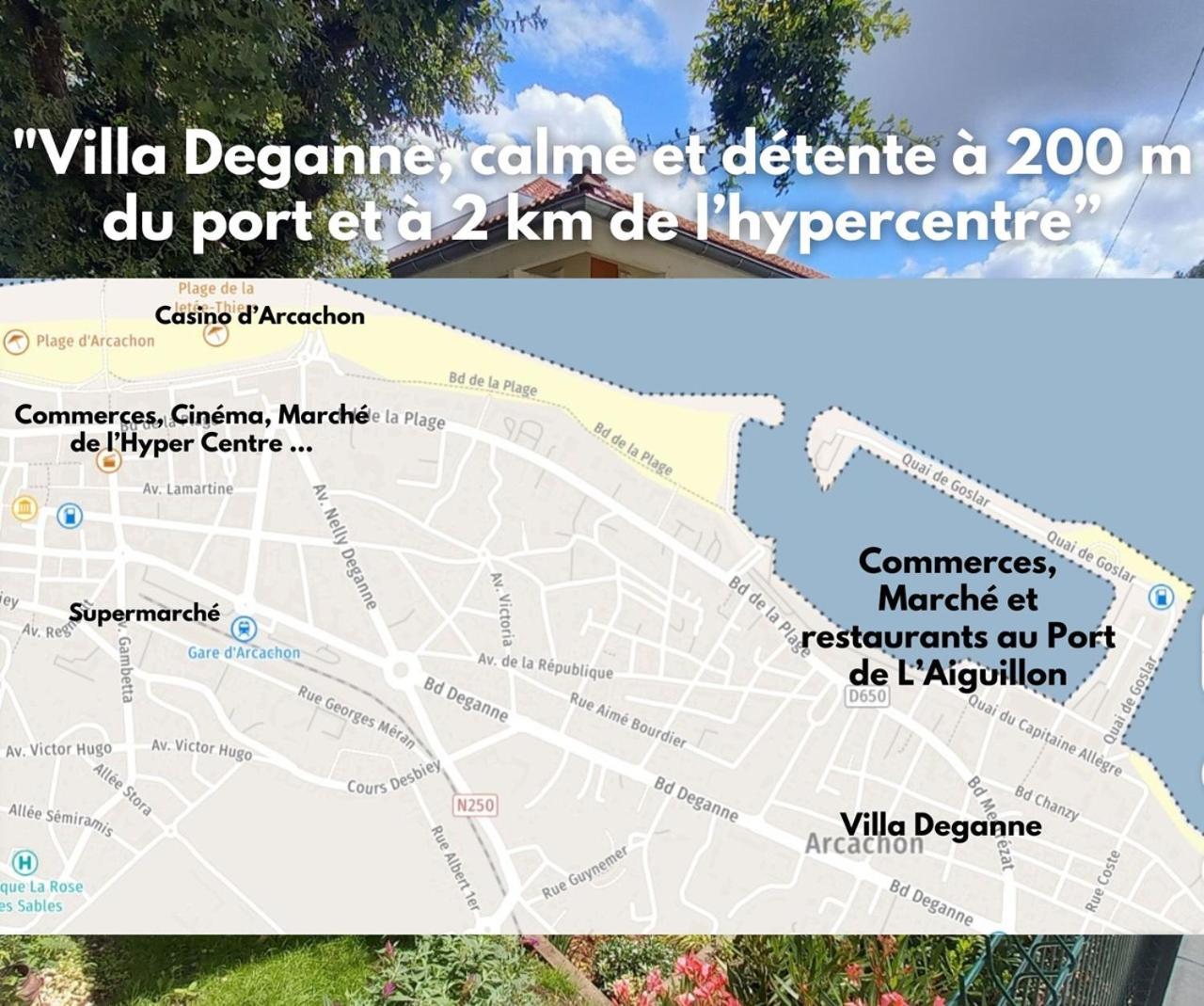 Charmant T2 Avec Exterieur Villa Deganne Arcachon Exteriér fotografie